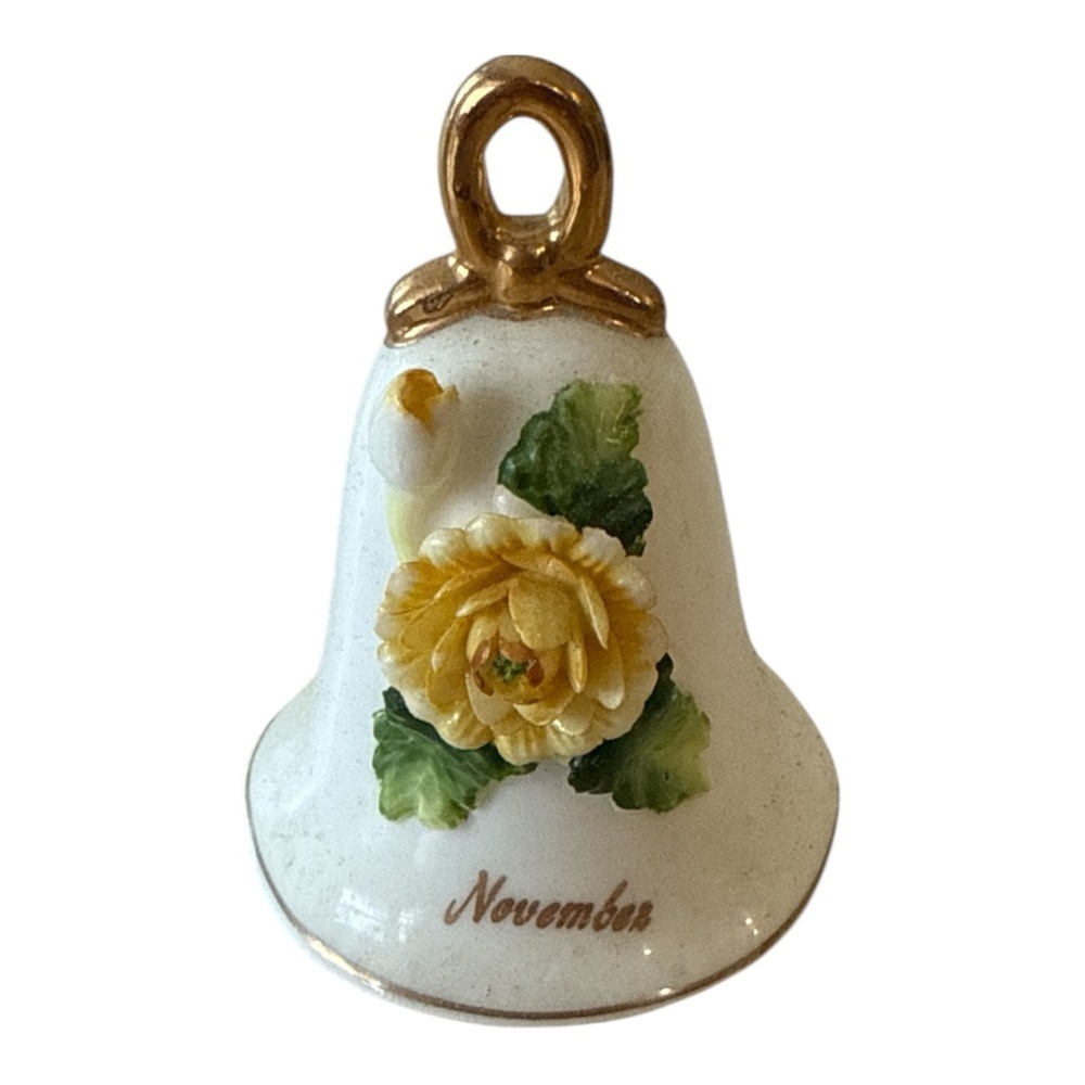 Vintage Danbury Mint American Rose Collection Bell